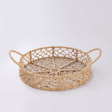 Handwoven jute basket