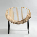 Rattan lounge chair