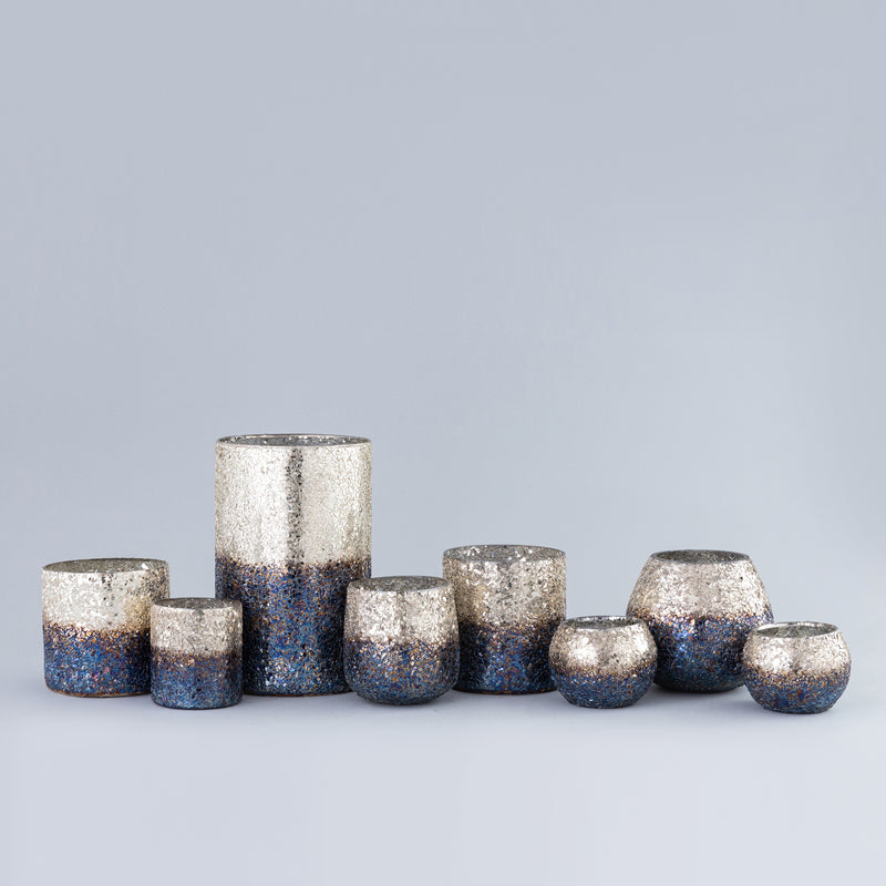 2 tone mosaic tea light set