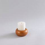 CANDLE HOLDERS TERRACOTTA - SET OF 5