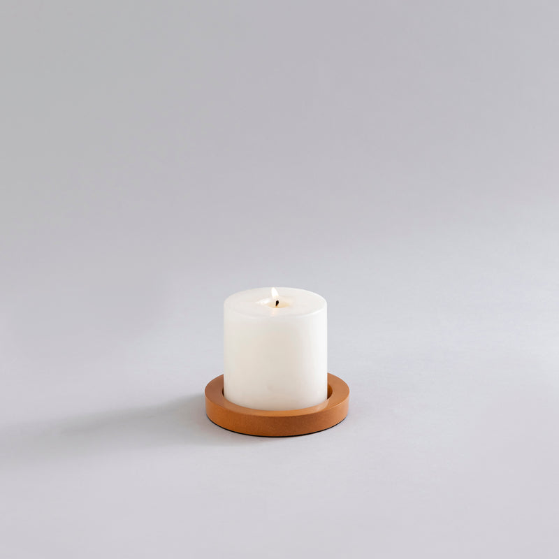 CANDLE HOLDERS TERRACOTTA - SET OF 5