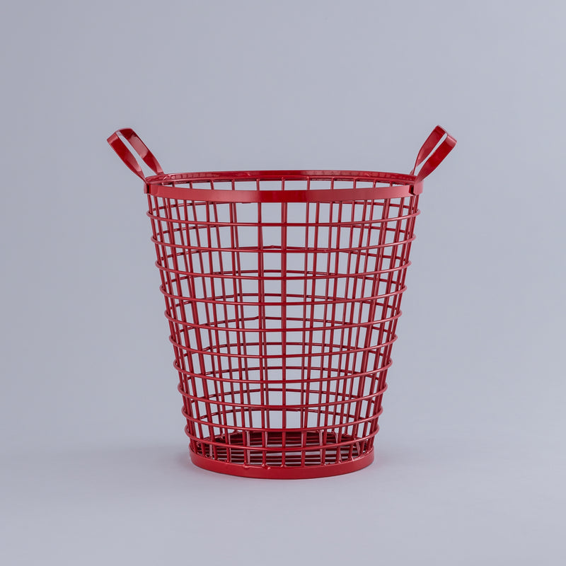 Stylish Red iron basket