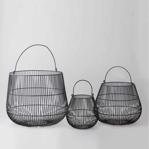 Powder-coated basket