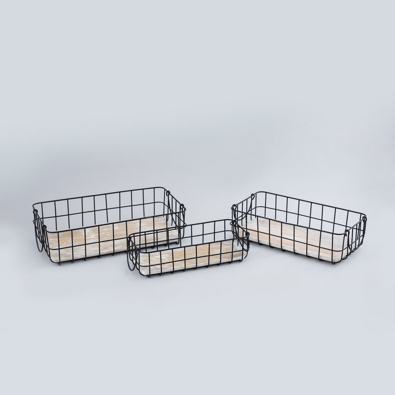 S/3 Recti baskets