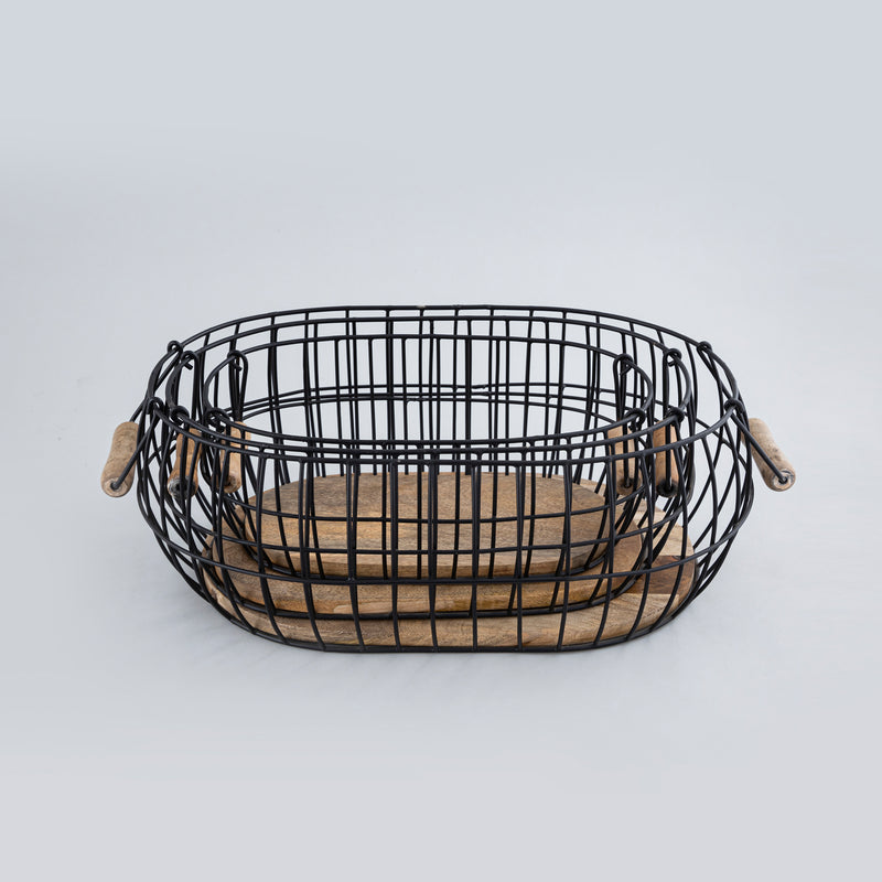 S/3 curvy baskets