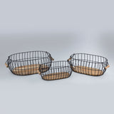 S/3 curvy baskets