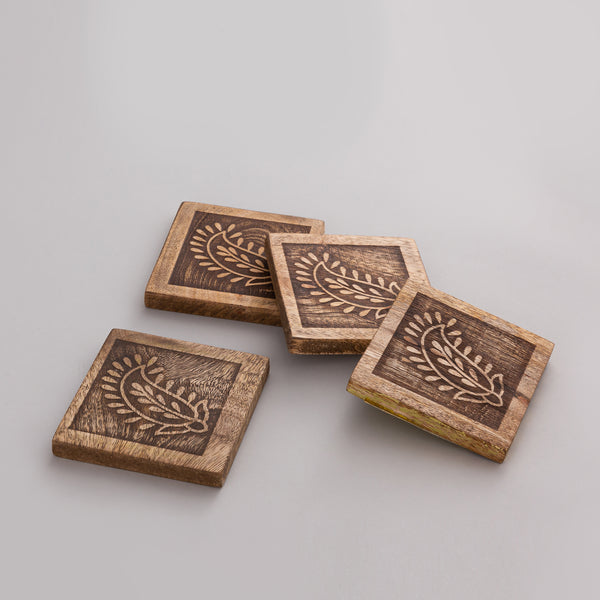 Etched Wood Coasters