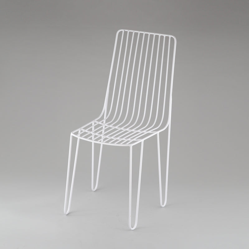 Wireframe White Chair