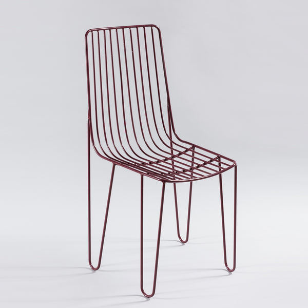Wireframe Magenta Chair