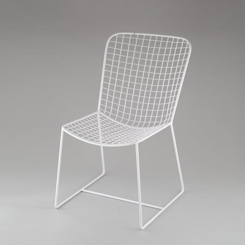 White wireframe Chair