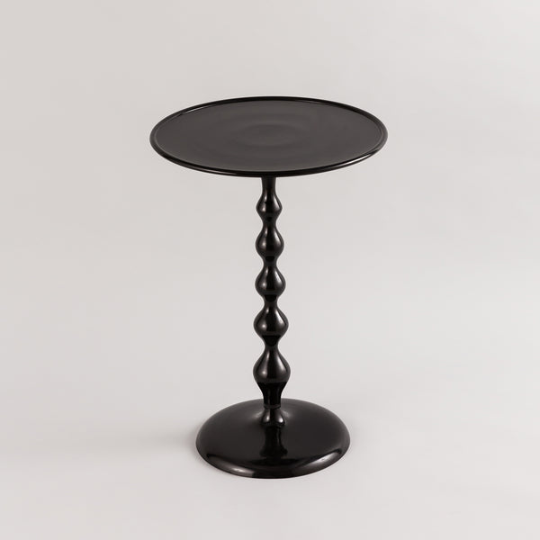 Swirly Black Side Table
