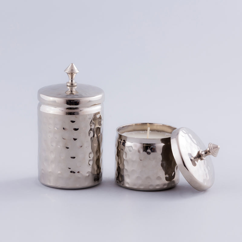 Silver Colored Tea Lights